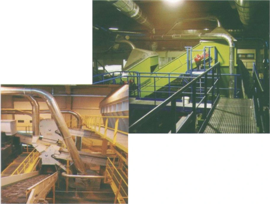 Separator de aer pentru liniile de eliminare a deșeurilor